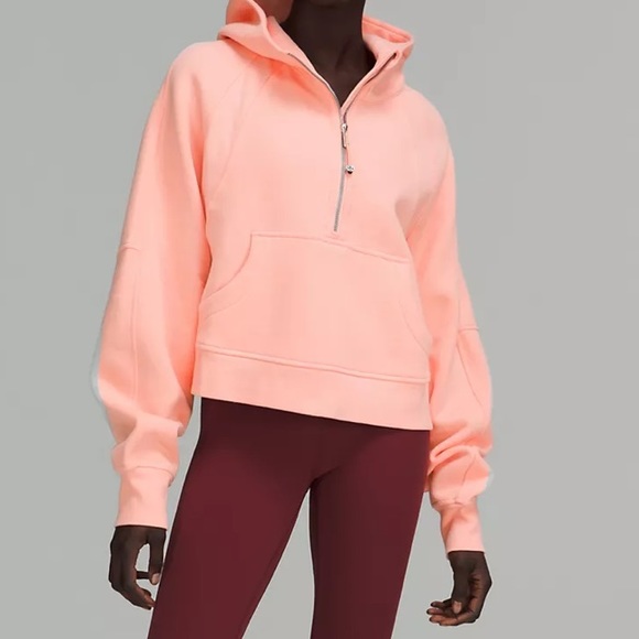 🍋LULULEMON SCUBA OVERSIZED HALF ZIP HOODIE/JACKET-DEW PINK-XS/S, M/L & XL/XXL🍋 - Picture 4 of 7
